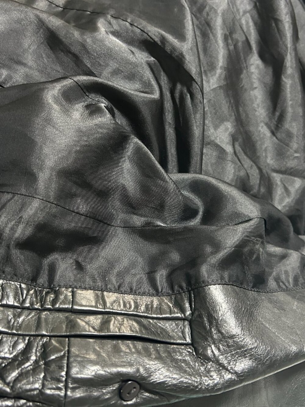 Banana Republic Genuine Leather Jacket Size 0 - Picture 5 of 5